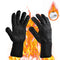 2pcs Outdoor Camping Barbecue Heat Resistance Silicone Gloves Oven Cooking Gl