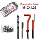 15pcs Helicoil Thread Repair Kit M10 x 1.25 with 10 Wire Thread Inserts Newly