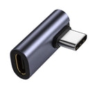90° USB-C Male Female Adapter Data Right Angled Converter`