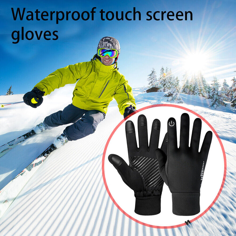 Men Women Winter Gloves Touch Screen Bicycle Outdoor Cycling Running Centers