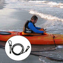 Kayak Canoe Paddle Leash Clip Fishing Rod Tether Holder