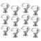 Drawer Diamond Shape Pull Handle Door Knobs Crystal Glass Knobs Cupboard Pulls