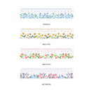 Floral Student Acrylic Ruler Multi-function Creative Stationery Drawing Tools