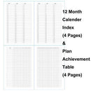 Guissi Classic Dotted Grid Bullet Notebook Journal Dot Hard Cover A5 Premium ...