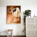 Ballet Girl Drawing Frameless DIY Oil Paint by Numbers Canvas Home Decor Newly