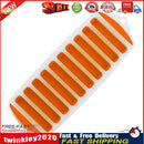 10 Holes Silicone DIY Ice Cube Moulds Long Thumb Bar Mold (Mustard Yellow) Newly