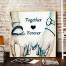 5D DIY Diamond Painting Kits Full Round Drill Couple Hands Wall Decorations Gift