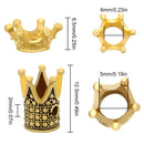 DIY Fitting Spacer Beads King Crown Beads Jewelry Making Supplies Pendants