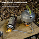 Outdoor Camping Aluminum Alloy Stove Adapter Portable Furnace Connector Newly