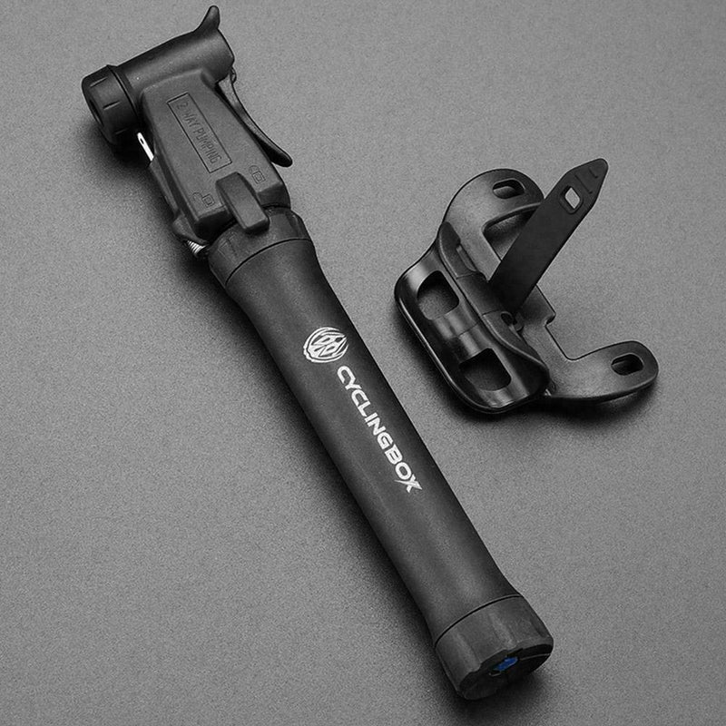 Mini Bike Pump Portable Bicycle Tyre Inflator Hand Schrader Tool Valve Q9S2