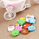 Student Supplies Gift Animal Cartoon Shape Christmas Style Rubber Pencil Eraser