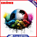 Diamond Painting Hand Hold Football Full Round Drill Picture of Rhinestone Kit