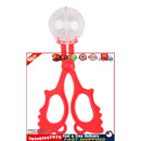 Snowball Maker Tool DIY Artificial Snow Ball Tongs with Handle (Red) Newly