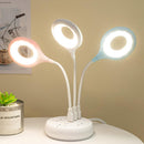Portable Flexi Ring Lamp USB Study Reading LED Light Eye Protection (Pink)