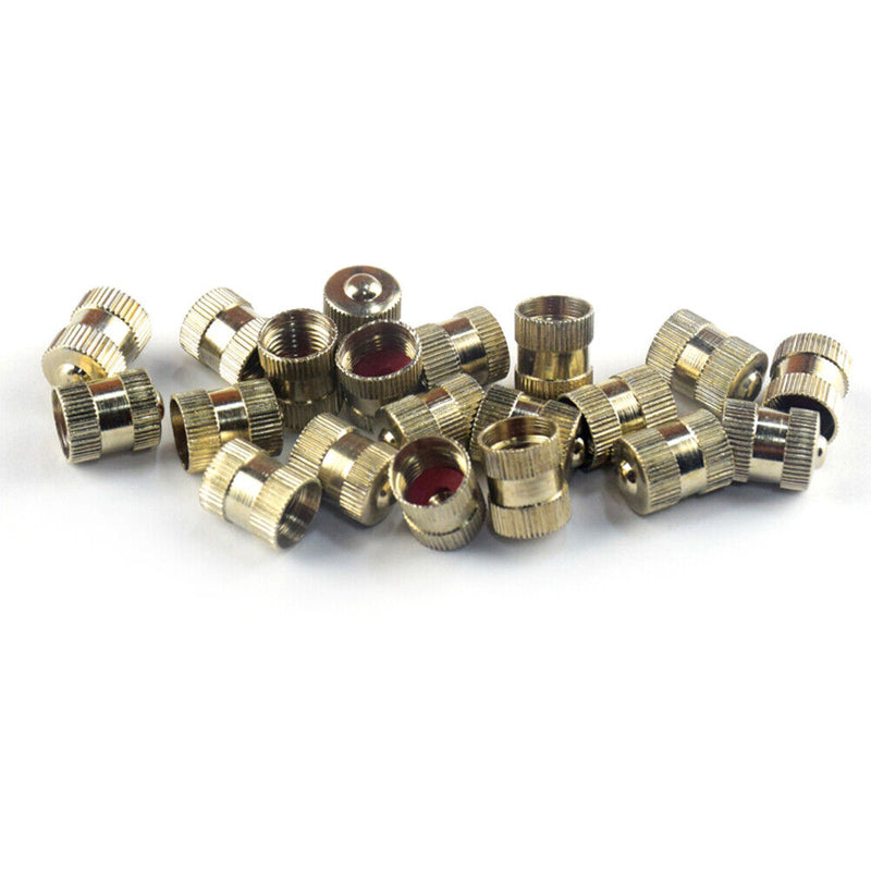 20pcs Copper Car Tire Valve Stem Caps Tyre Valve Dustproof Caps for Automob