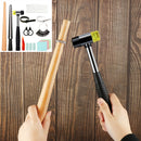 Jewelry Hammer Ring Sizer Adjuster Ring Making Tools with Half Size Ring Sizer