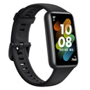 Silicone Strap for Huawei Band 7 Watch Bracelet Wrist Watchband (Black)