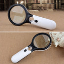 3 LED Light Lens Multiple 3X 45X Handheld Mini Pocket Microscope Magnifier Schmuc