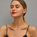 Fashion Butterfly Pendant Choker Statement Metal Chain Necklace Women Jewelry
