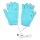 #A Full Finger Mittens Portable USB Electric Heating Gloves Comfortable Hand War