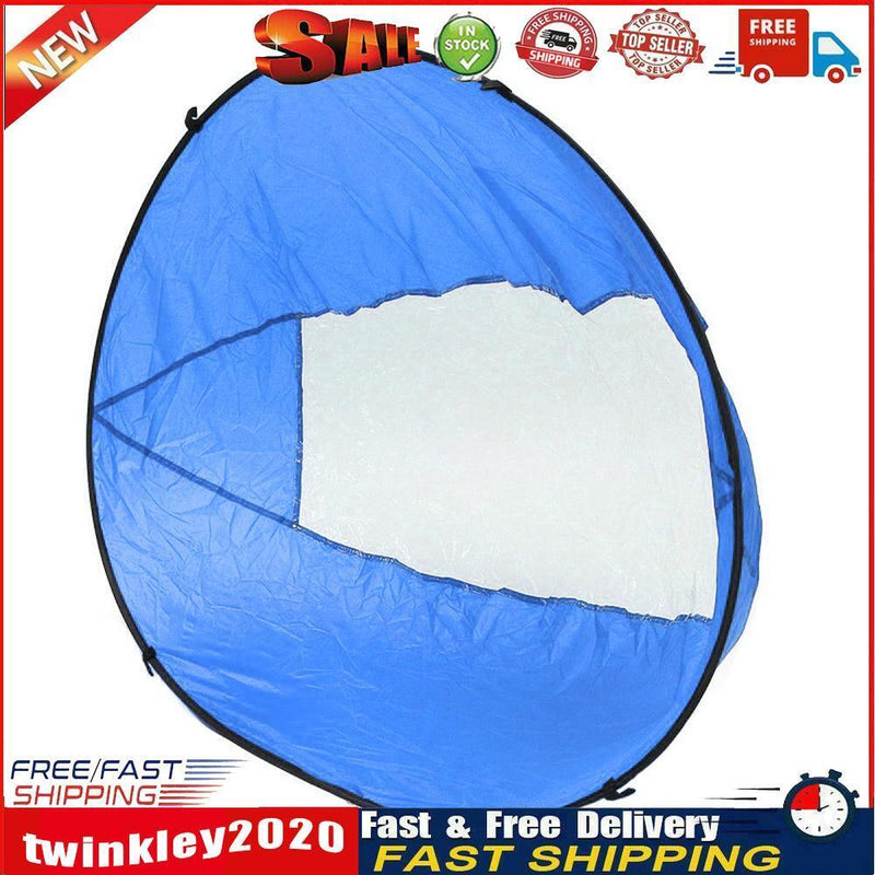Foldable Kayak Boat Wind Sail Surfing Kayak Downwind Wind Paddle (Blue) Newly