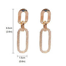 Trend Rhinestones Korean Women's Earrings Eardrop Jewelry Stud Earrings Dangler