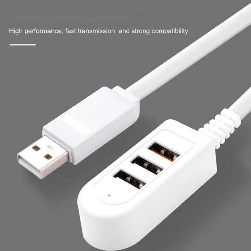 High Speed 4 Port USB2.0 Multi HUB Splitter Expansion Desktop T1H E8L1 PC C6W0