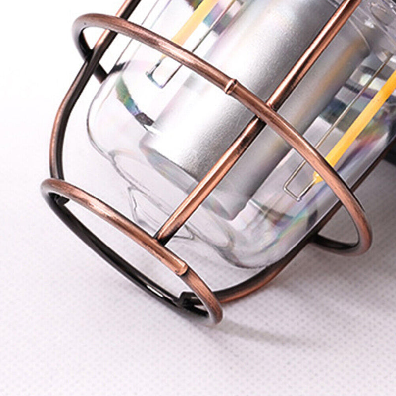 Rechargeable Retro LED Lanterns Lamp Hanging Emergency Camping Tent Flashligh