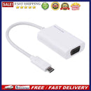 Type-C Male to VGA Female Converter Adapter Supports 1080p Video