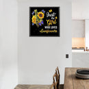 DIY Full Round Drill Diamond Painting sunflower and english Mosaic Rhinesto