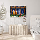 5D Diamond Painting DIY Christmas Full Round Drill Festive Xmas Home Decorati
