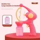 ABS Bubble Gun Toys with Intelligent Recycling Bubble Machine for Kid (Red)