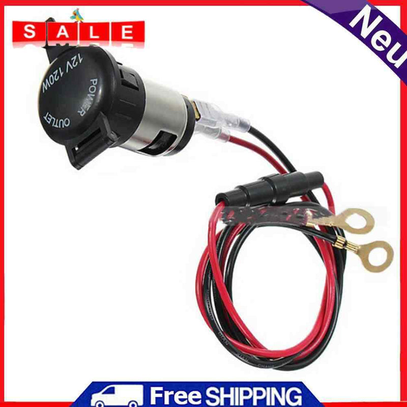 12-24V 120W Charger Plug Motorcycle Car Power Adapter Socket Car Accessories