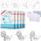 10pcs Disposable Waterproof Paper Toilet Seat Cover J8G2 Travel Sanitary Q2V3