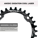MOTSUV 104BCD Bicycle Chainring 30T MTB Bike Chain Wheel Crank Part (Black)