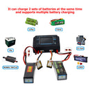 HTRC Lipo Charger 1-6S Dual Channel Balance Battery Discharger for LIFE LILON PB