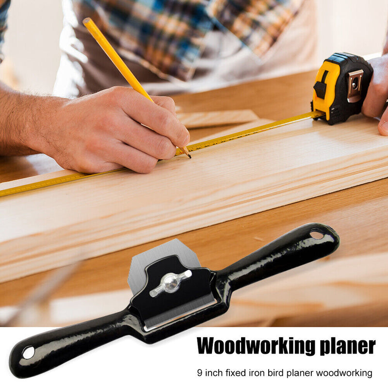 9"" Handheld Planner Carpenter Wood Cutting Edge Trimming Manual Woodworking Tools