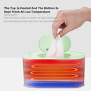 USB Baby Wet Wipes Heater Home Car Tissue Paper Warmer Warming Box (Green) Newly