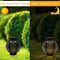 Solar Lanterns - Hollowed-Out Flower Design Outdoor Decorative Hanging Light