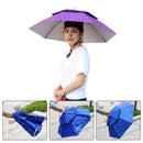 Double-Layer UV Protection Sunscreen Umbrella Caps Outdoor Parasol Fishing To