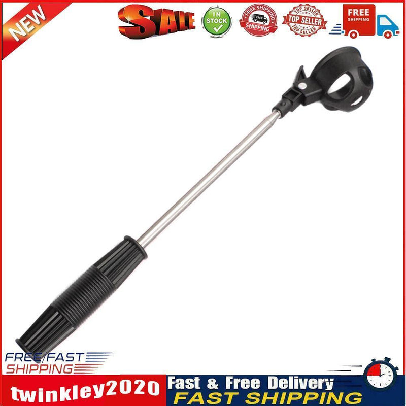 Steel Golf Ball Retriever 8 Sections Telescopic Golf Ball Picker for Water Newly
