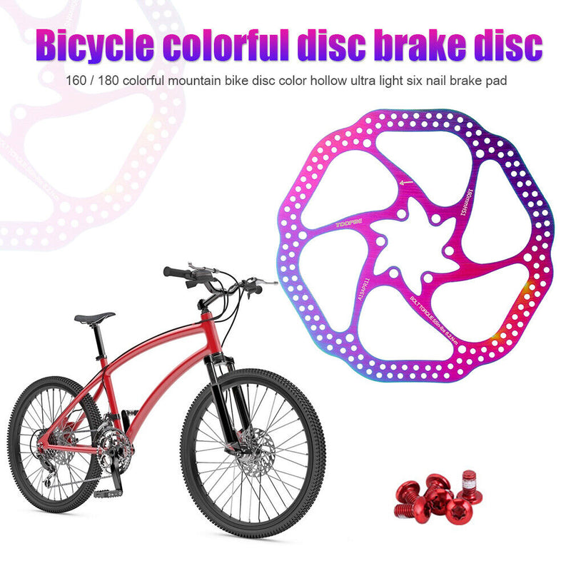 Ultralight Stainless Steel Mountain Bike Rotor Disc Brake Dazzling Bicycle Parts