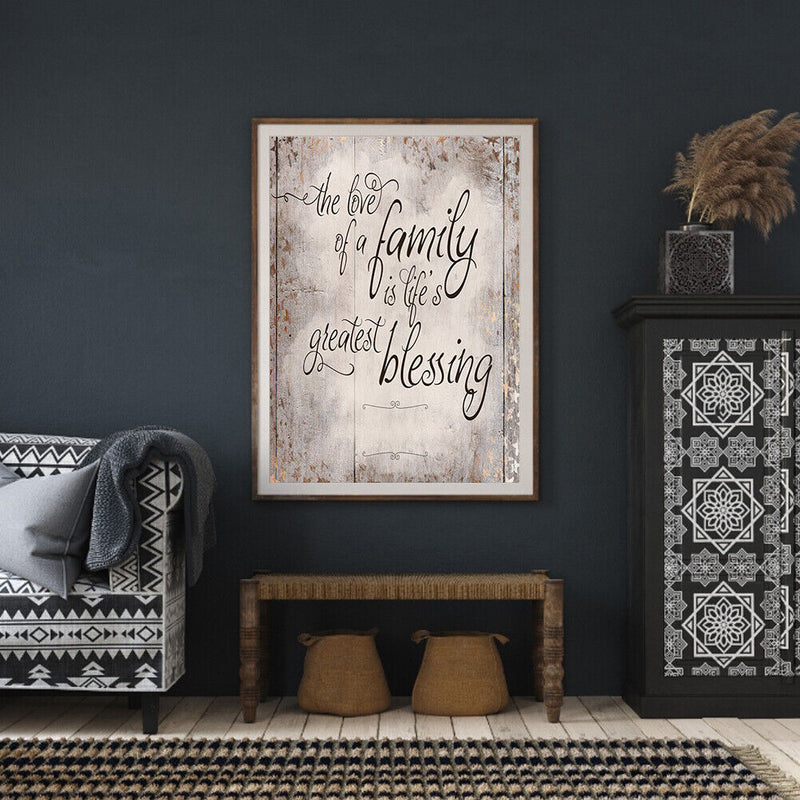 Words 40x50cm Oil Paint By Numbers Picture DIY M659