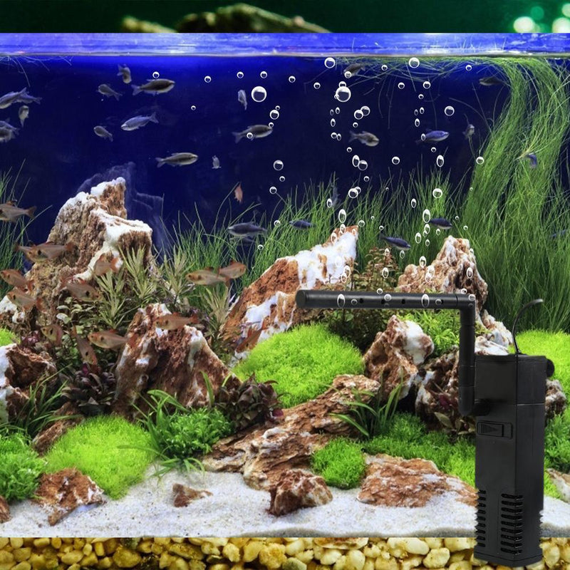 Aquarium Submersible Filter Electric Fish Tank Water Oxygen Pump (AP-300L) Newly