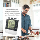 Square 3-way Kitchen Timer Countdown Cooking Alarm Temporizador Home Supply