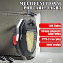 Large LED Work Light COB Inspection Lamp Magnetic Torch USB Rechargeable Car`