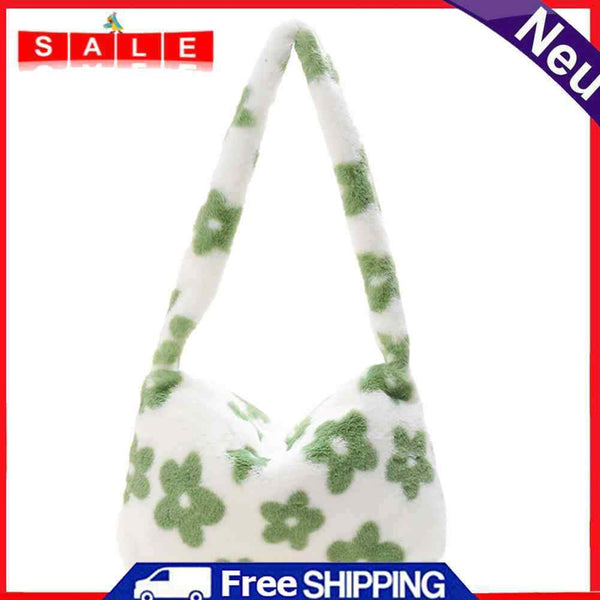 Women Soft Warm Plush Handbags Autumn Winter Fluffy All-Match Phone Evening Bags