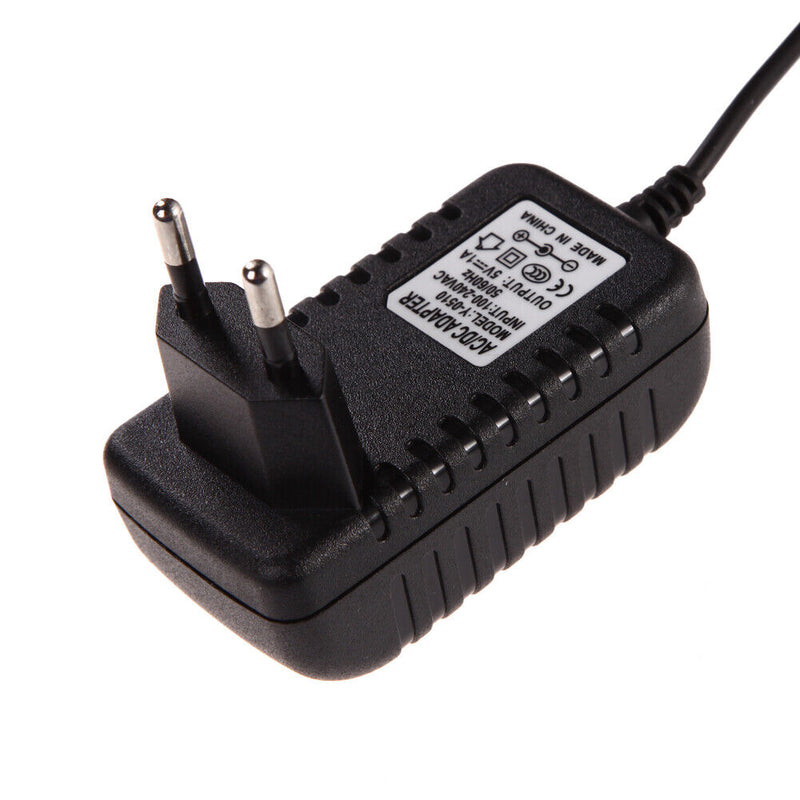 AC 100-240V Converter Adapter DC 5.5mm x 2.5MM 5V 1A 1000mA Charger EU Plug