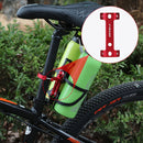 MTB Bicycle Bottle Cage Extension Rack Alloy Kettle Holder Extender (Red) Newly