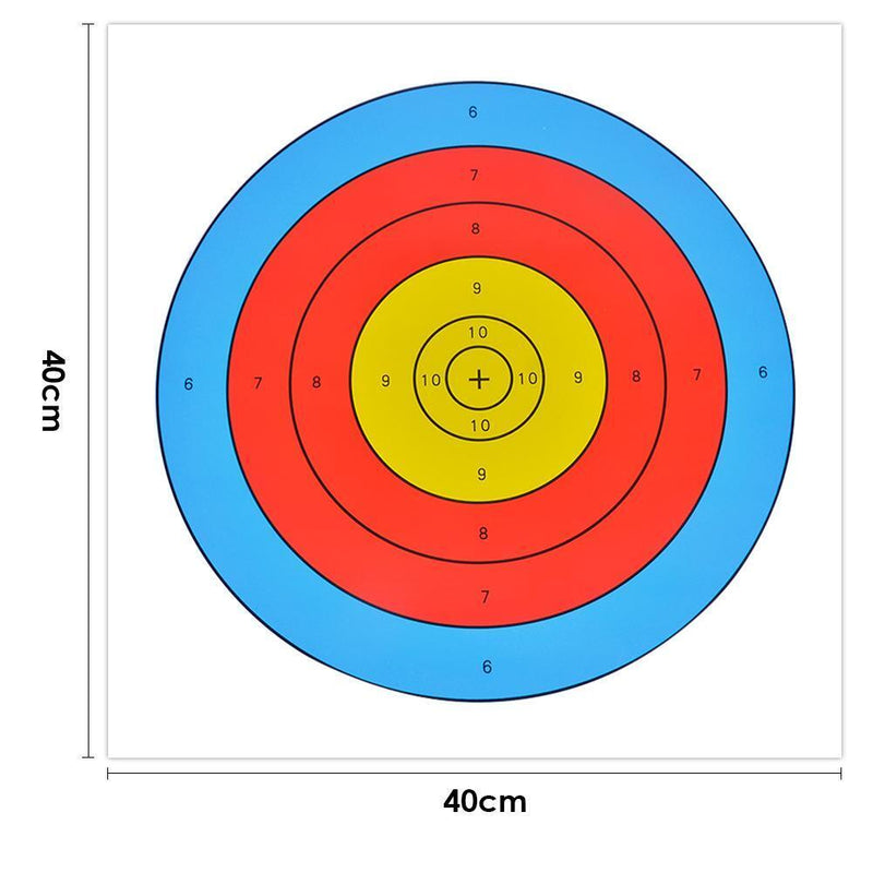 10pcs Archery Target Paper 400x400mm Equipment Darts Target Training Paper